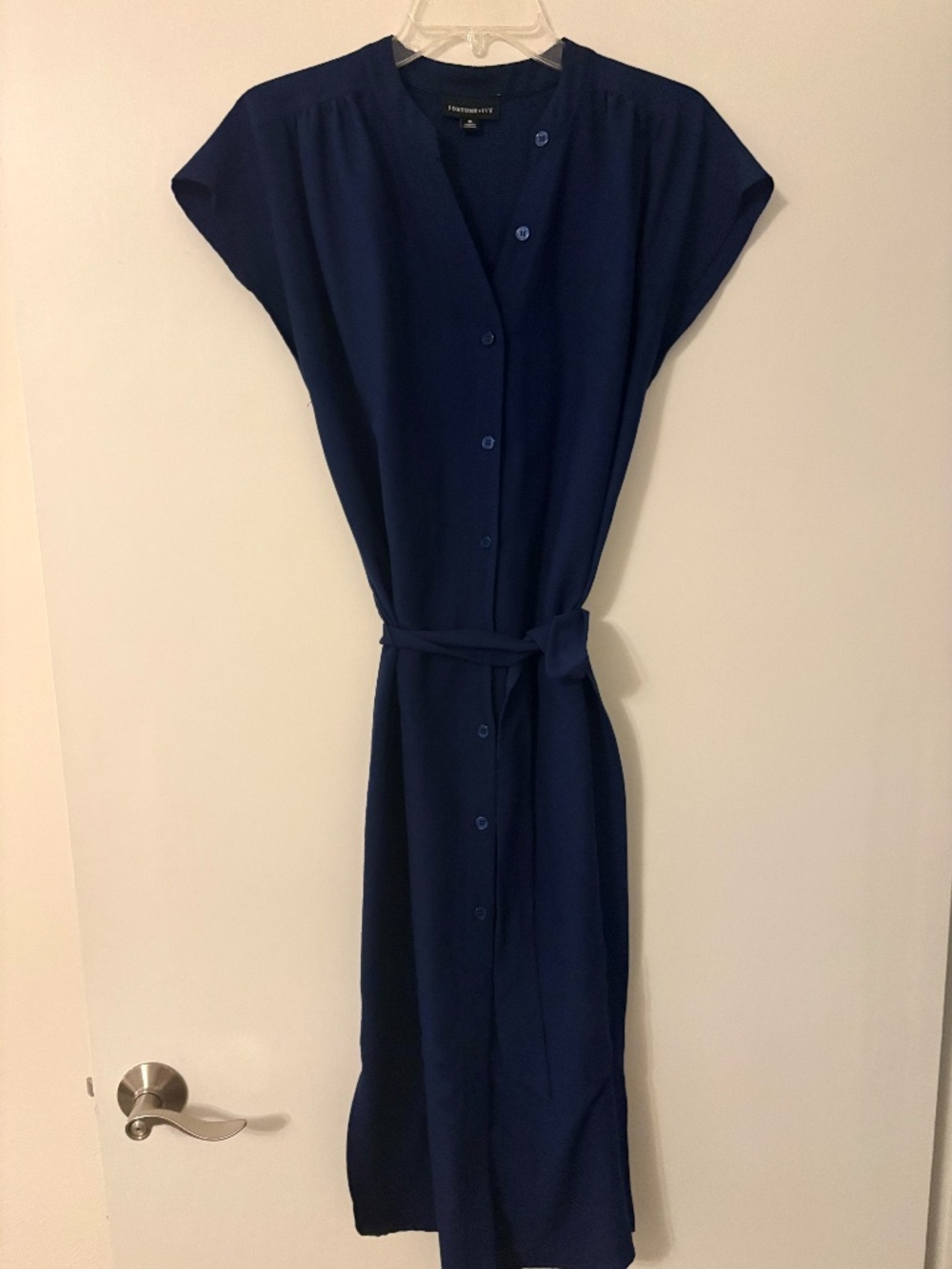Fortune +  Ivy (Stitch Fix) Like New Women's Navy Dress (size M) - Picture 7 of 9